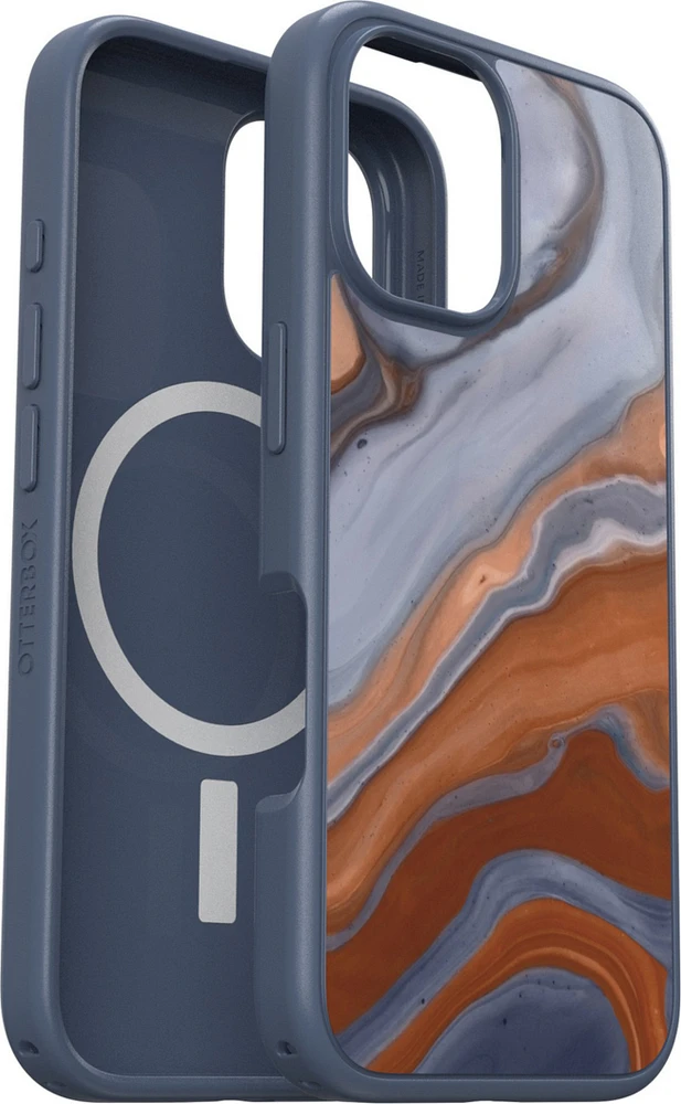 iPhone 16 Otterbox Symmetry Graphics w/ MagSafe Series Case - Blue - High Desert Agate