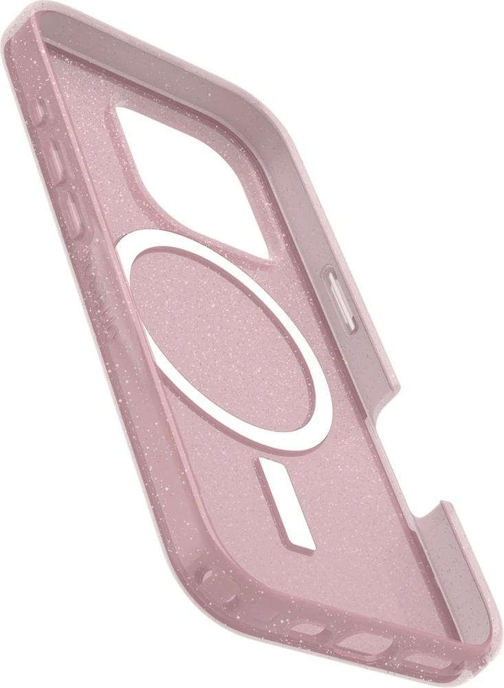 iPhone 16 Pro Otterbox Symmetry Clear w/ MagSafe Series Case - Pink - Thimbleberry