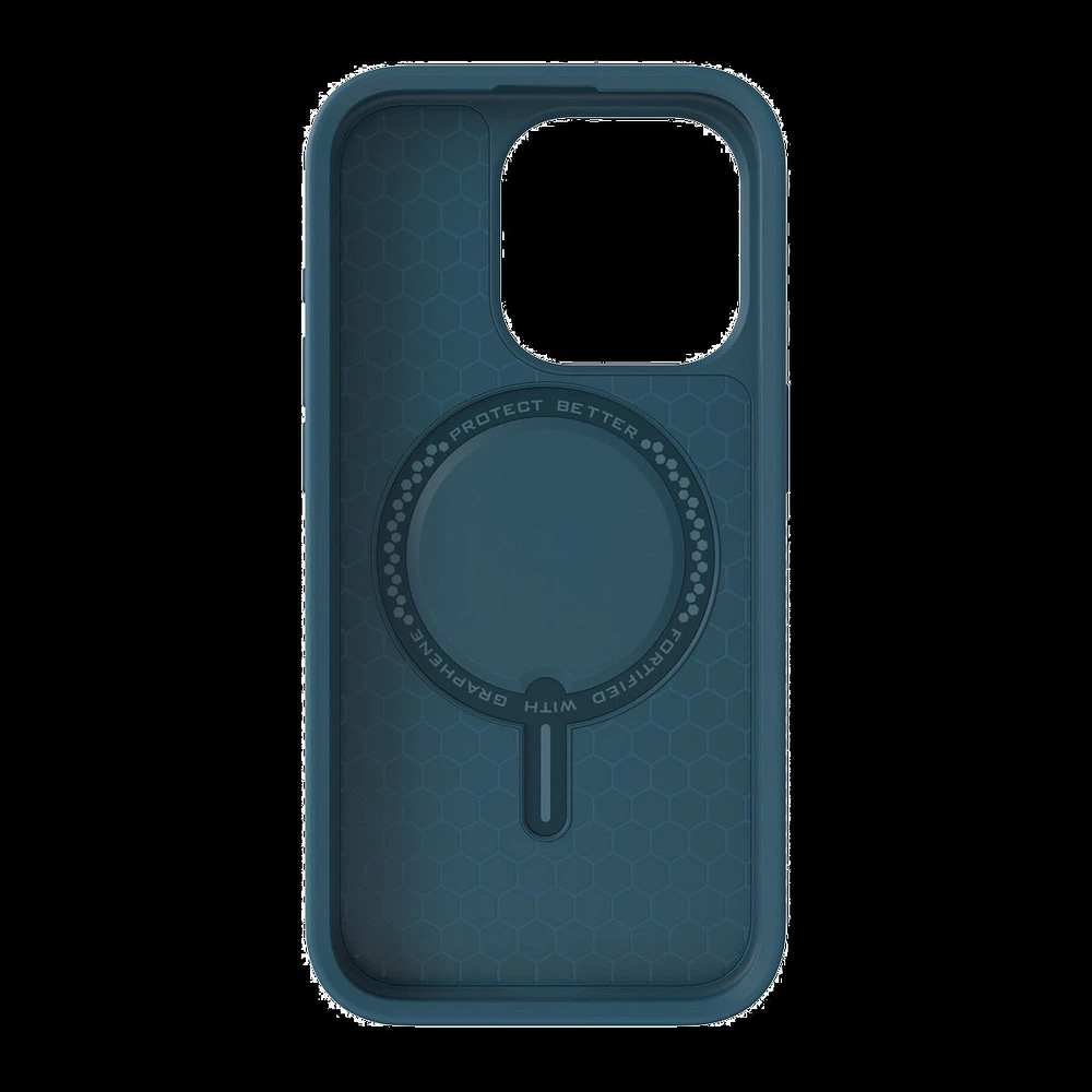 Étui Everest Snap ZAGG (GEAR4) avec support – iPhone 15 Pro, bleu