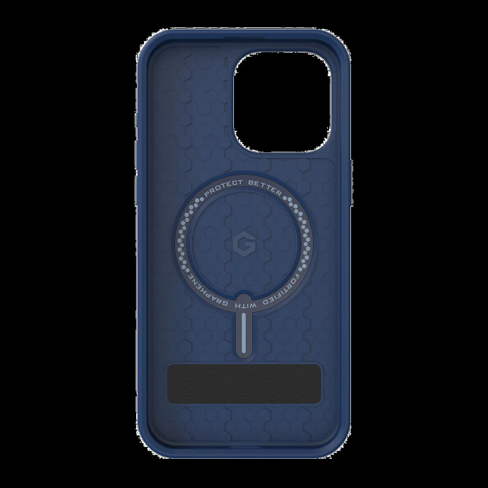 iPhone 15 Pro Max ZAGG (GEAR4) Denali Snap Kickstand Case - Navy