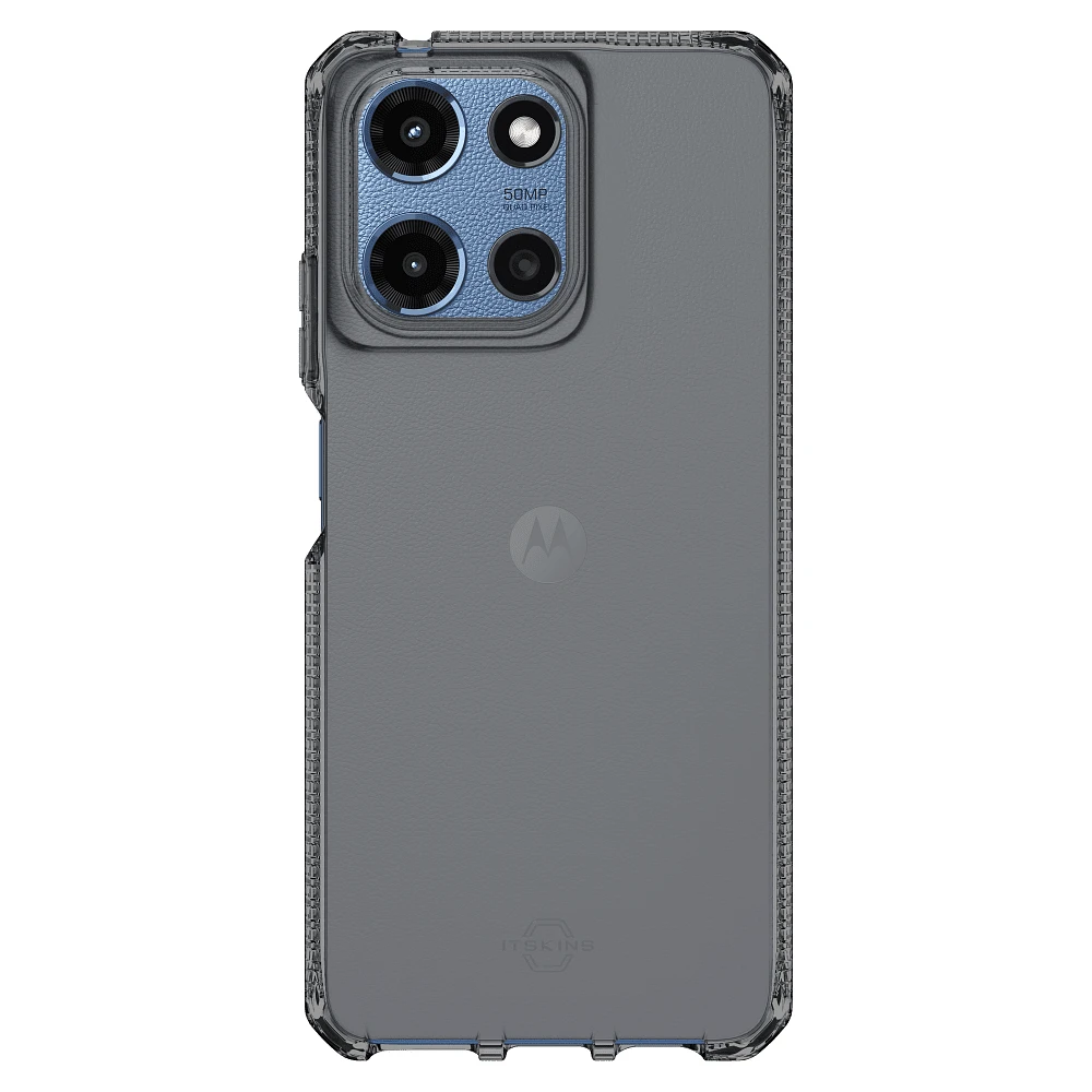 ITSKINS MTKASPECMSMOK Étui Spectrum_R Clear Smoke pour Moto G 5G 2025