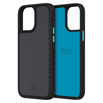 Incipio Optum pour iPhone 13 Pro Max - Huître noire/Noir/Bleu électrique