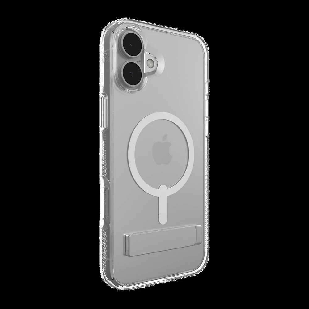 iPhone 16 Plus ZAGG Graphene Crystal Palace Snap Kickstand Case - Clear