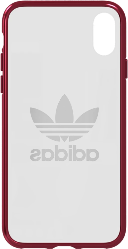 iPhone XS/X ADIDAS Clear Cover - Red