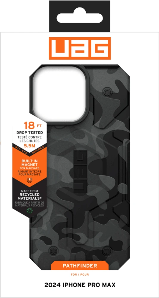 iPhone 16 Pro Max UAG Pathfinder SE MagSafe Case - Midnight Camo