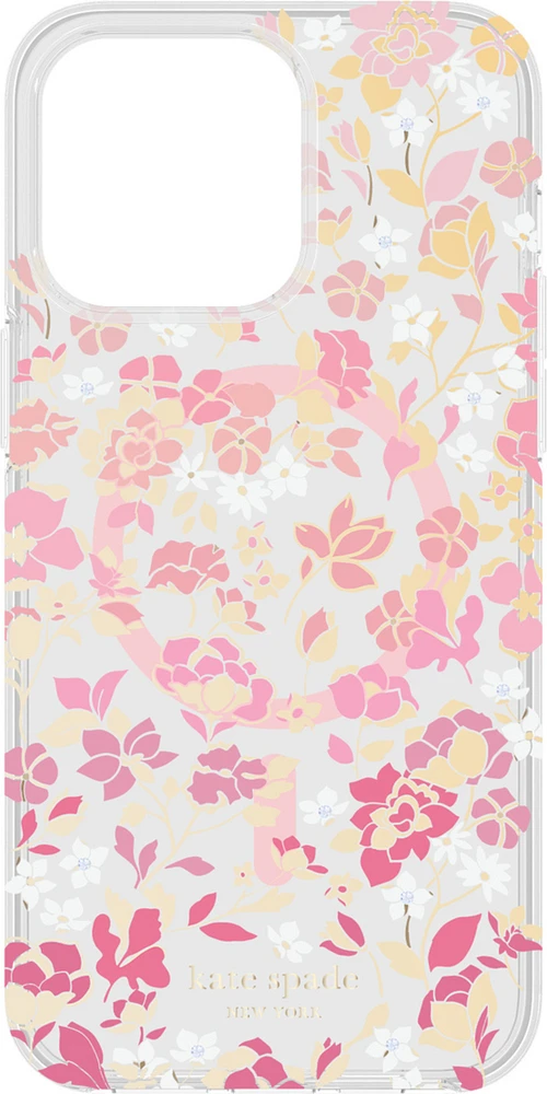 iPhone 15 Pro Max Kate Spade Protective Hardshell MagSafe Case - Flowerbed