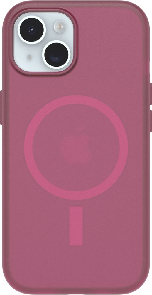 iPhone 16 Otterbox Symmetry Soft Touch w/ MagSafe Series Case - Pink - Glass Heart