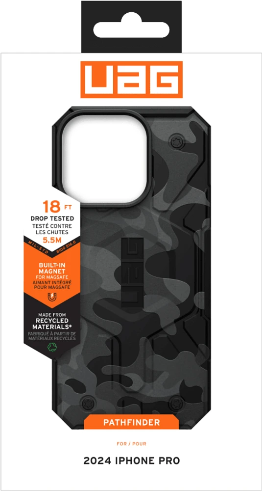 iPhone 16 Pro UAG Pathfinder SE MagSafe Case - Midnight Camo