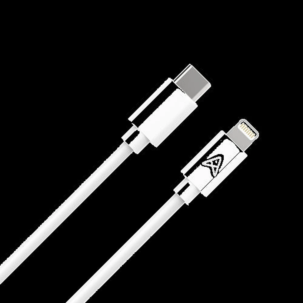 AXS PROCharge USB-C to Lightning Cable (1.2M) | White