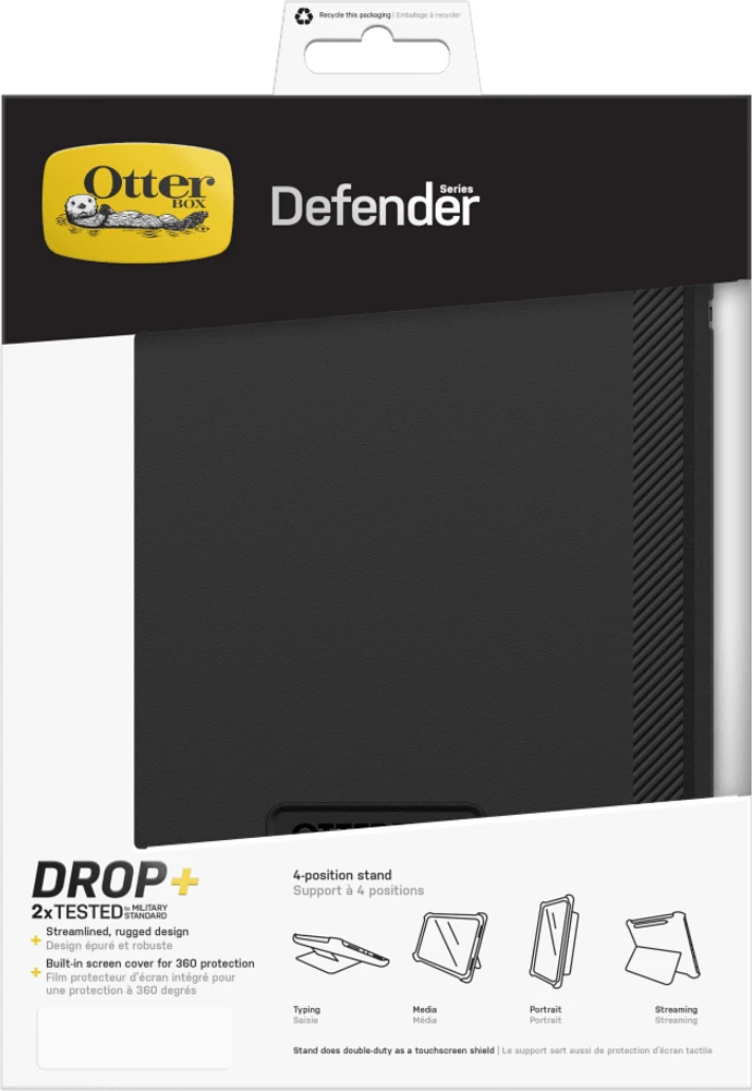 OtterBox 7795237 Étui de Protection Defender Noir pour iPad Pro 11 2024 (5th Gen)