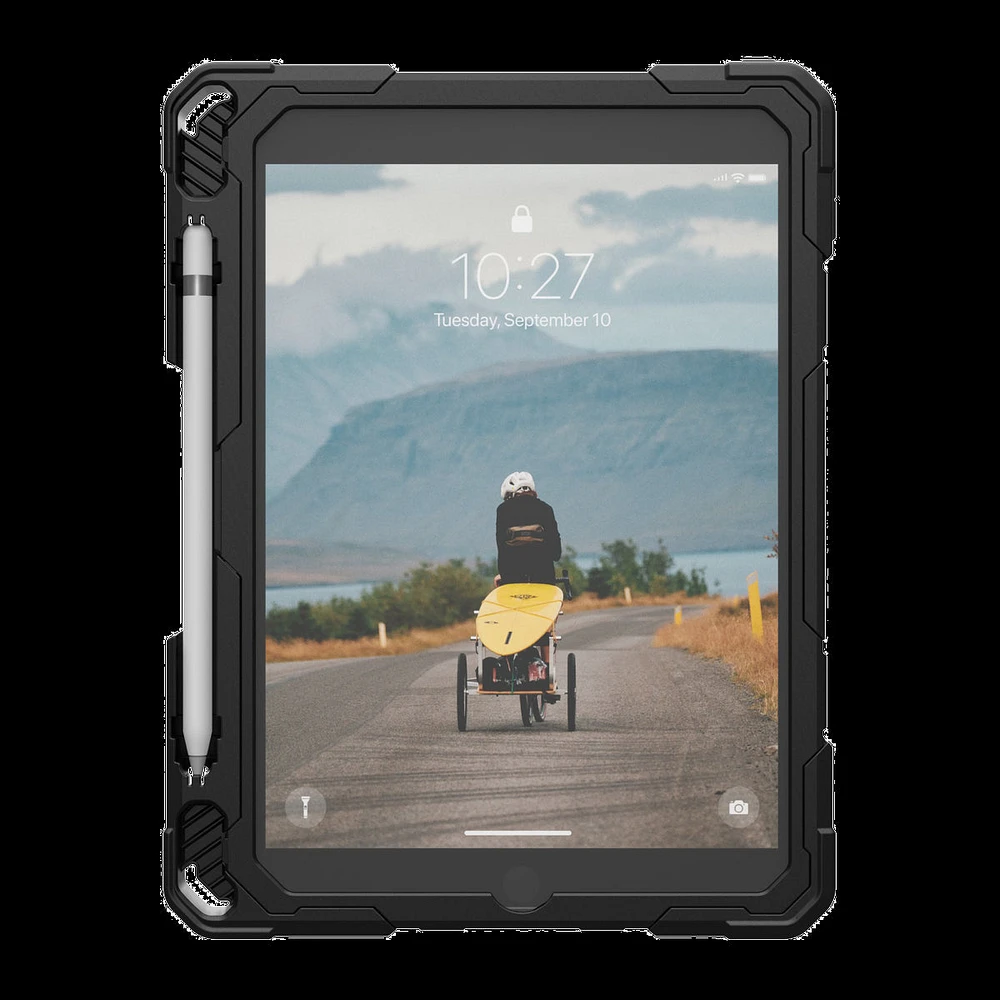 Urban Armor Gear (UAG) - Plasma Case for Apple iPad 10.2 - Ice and Black