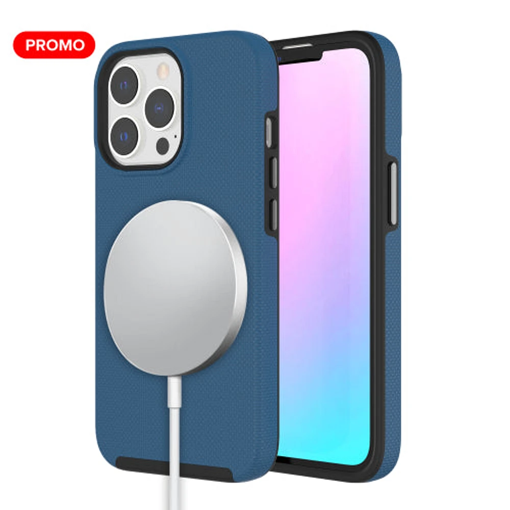 Axessorize PROTech coque anti-choc avec bordures surélevées et une durabilité de niveau militaire compatible avec MagSafe pour Apple iPhone 13 Pro Max