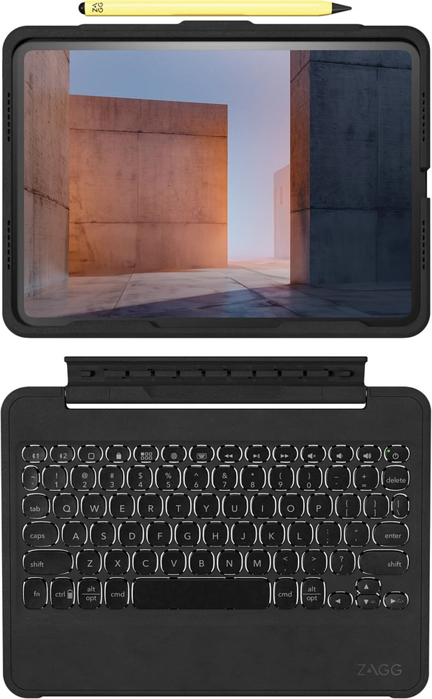 ZAGG KB Rugged Book for iPad Pro 11in M4 (2024) - Black