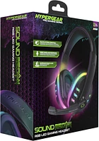 HyperGear SoundRecon RGB LED Gaming Headset - Black