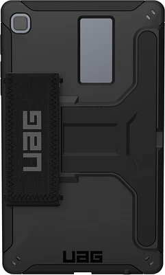 UAG 22270H114040 Étui Robuste Scout avec Kickstand et Handstrap Noir pour Samsung Galaxy Tab A7 Lite