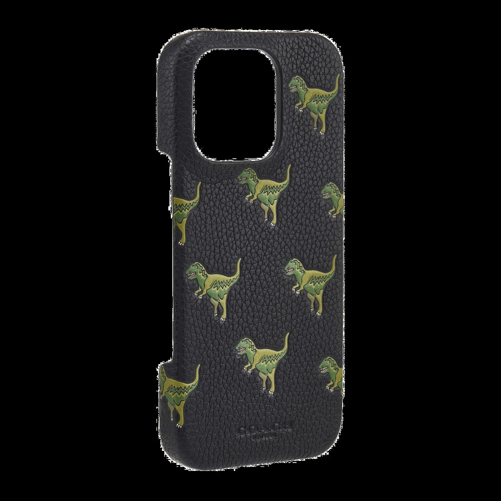 iPhone 16 Pro Coach Leather Slim Wrap Case - Repeat Rexy