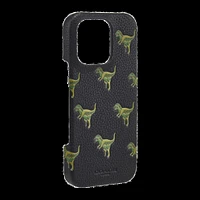 iPhone 16 Pro Coach Leather Slim Wrap Case - Repeat Rexy