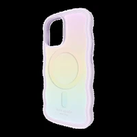 iPhone 16 Kate Spade Wavy MagSafe Case - Opal Iridescent