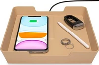 Einova - Wireless Valet Tray - Gold