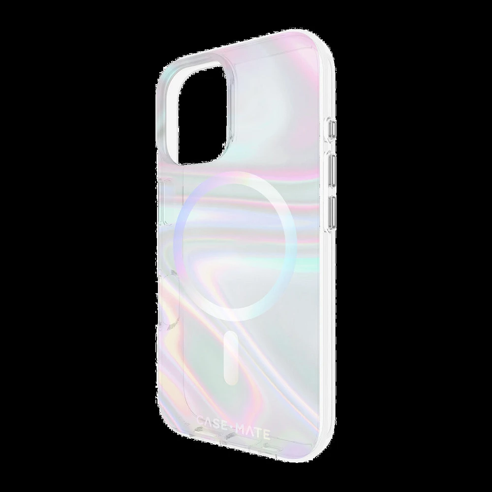 iPhone 16 Case-Mate Soap Bubble MagSafe Case - Iridescent