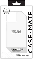 iPhone 16e/15/14/13 Case-Mate Tough MagSafe Case - Clear