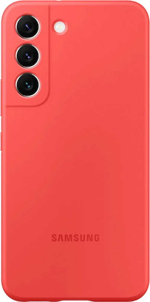 Samsung - Galaxy S22 Silicone Cover  - Coral