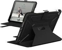 UAG 121916114040 ƒtui Robuste Metropolis Folio Noir pour iPad 10.2 2021 9th Gen/10.2 2020 8th Gen/iPad 10.2 2019