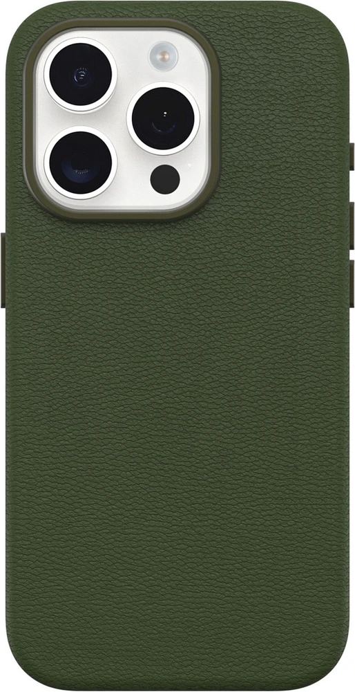 Otterbox - Symmetry Cactus Leather Case For Apple Iphone 15 Pro - Cactus Grove