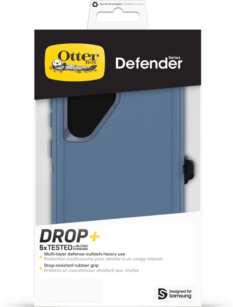 OtterBox - Defender Case for Samsung Galaxy S24 Ultra  - Blue Suede Shoes