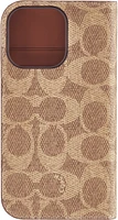 iPhone 16 Pro Coach Folio Signature C Case - Tan