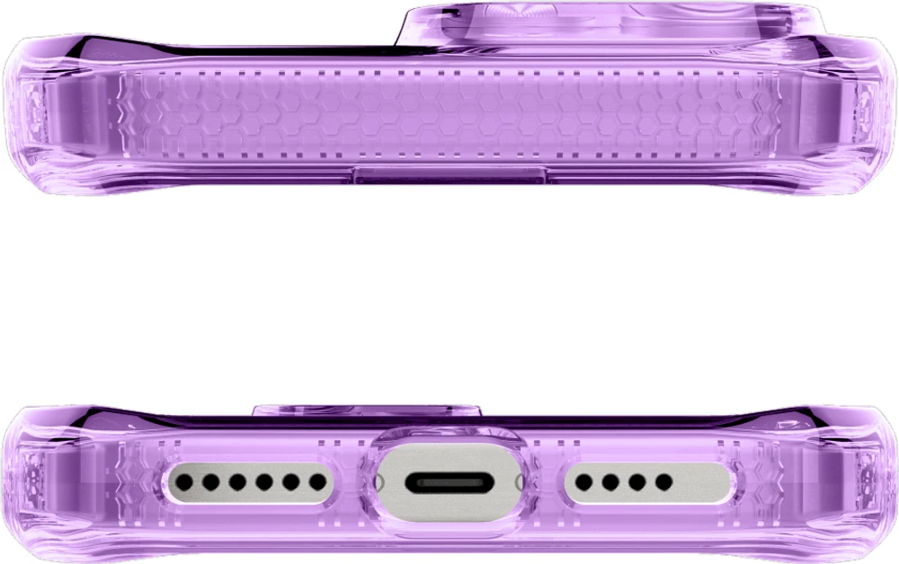 ITSKINS AP6UHBVARLIPP Étui Hybrid_R Vapor MagSafe Violet Clair pour iPhone 16 Pro Max