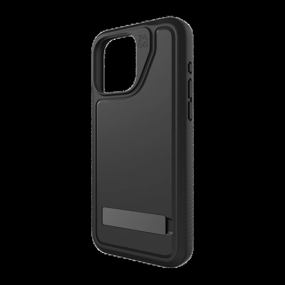 Étui Everest Snap ZAGG (GEAR4) avec support – iPhone 15 Pro Max, noir