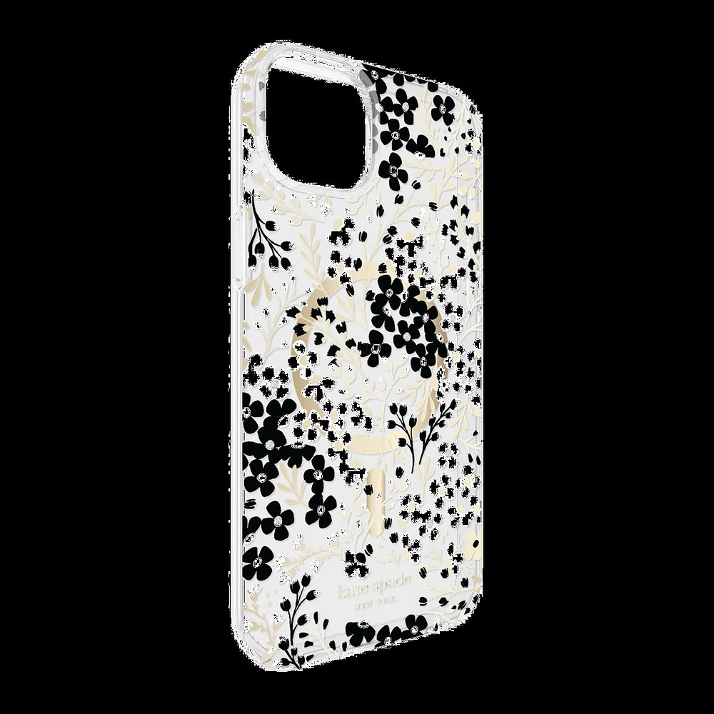 Kate Spade KS05255005 Étui de Protection pour MagSafe Multi Floral pour iPhone 15 Plus