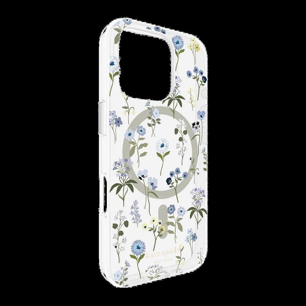 iPhone 16 Pro Kate Spade Protective Prints MagSafe Case - Precious Bloom