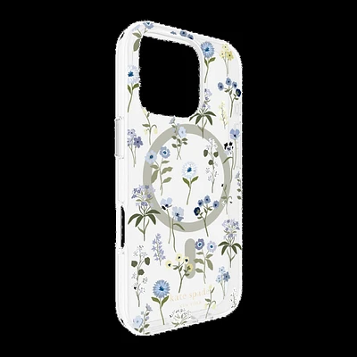 iPhone 16 Pro Kate Spade Protective Prints MagSafe Case - Precious Bloom
