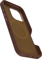 iPhone 16 Pro Otterbox Symmetry Cactus Leather w/MagSafe case - Brown - Rich Adobe