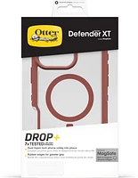 Defender XT Clear Pro Case Brick Red Clear for iPhone 16 Pro Max