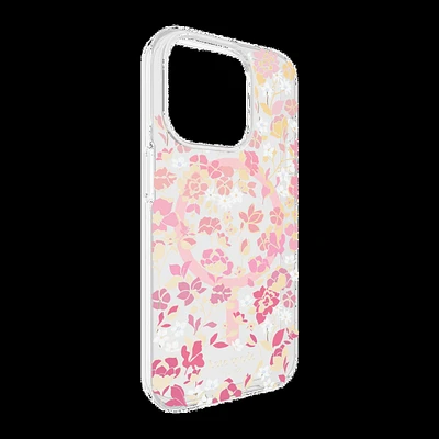 iPhone 15 Pro Kate Spade Protective Hardshell MagSafe Case - Flowerbed