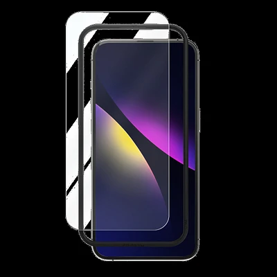 Blu Element BESP15PRMTIK Protection D'écran en Verre Trempé a/Kit D'installation pour iPhone 15 Pro Max