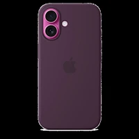 Silicone Case with MagSafe Plum for iPhone 16 Plus