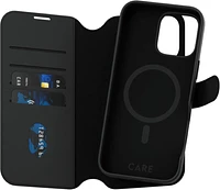 PanzerGlass CARE Feature Tango Two-in-One Wallet Case iPhone 16 Pro Max - Black