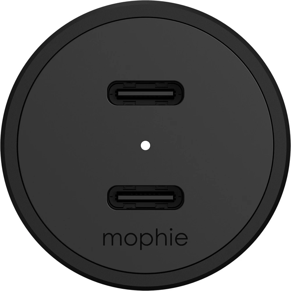 Mophie 60W Dual USB-C Car Charger - Black