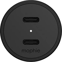 Mophie 60W Dual USB-C Car Charger - Black