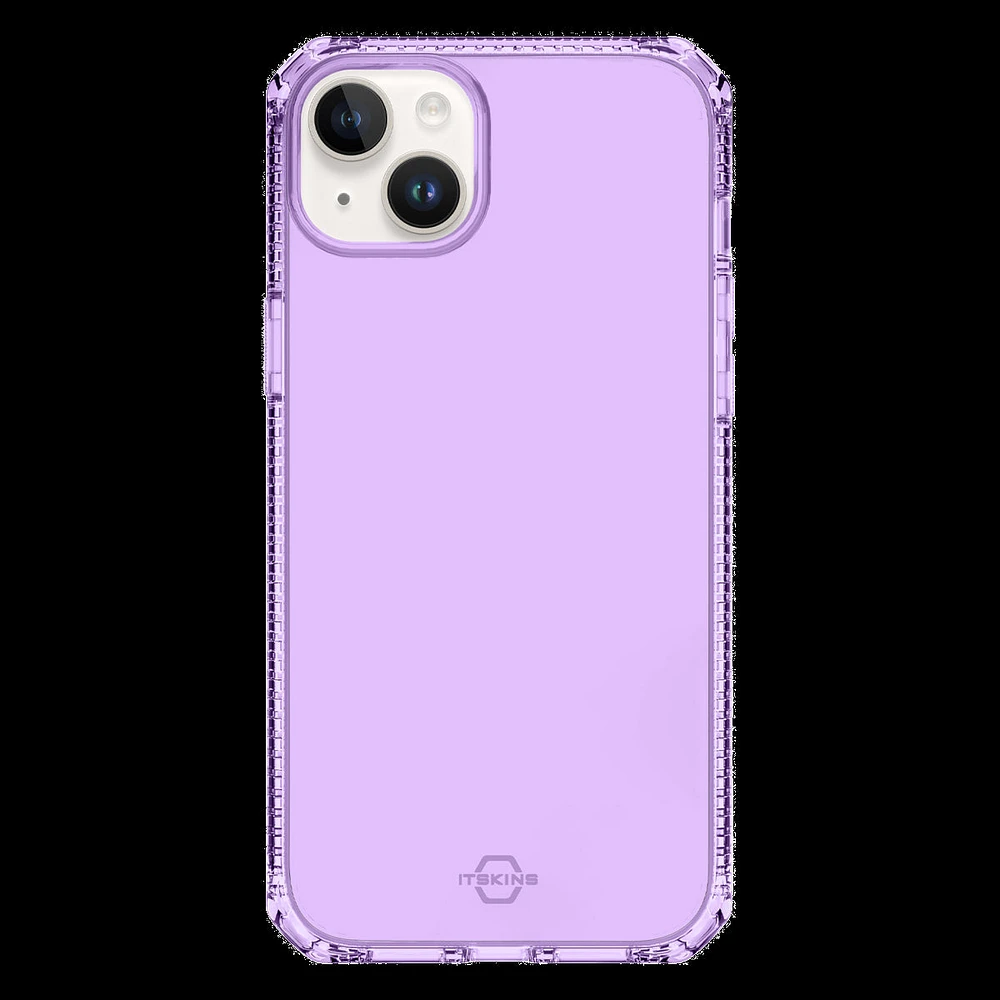 ITSKINS AP5NSPECMLIPP Étui Spectrum_R Clear Violet Clair pour iPhone 15/14/13