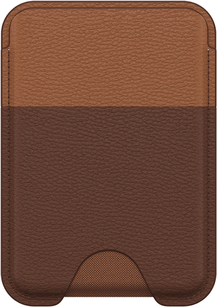 OtterBox - Symmetry Cactus Leather MagSafe Wallet - Rich Adobe