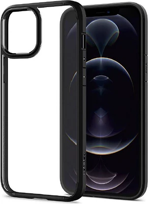 Spigen Crystal Hybrid pour iPhone 13 - Mat Noir
