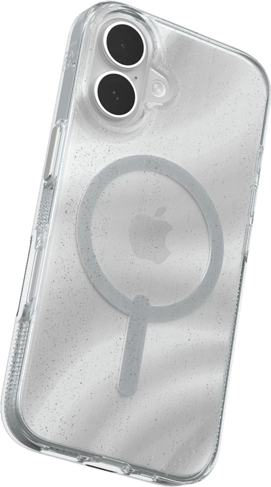 ZAGG - Milan Snap MagSafe Case for Apple iPhone 16 - Swirl Glitter