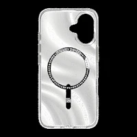 ZAGG - Milan Snap MagSafe Case for Apple iPhone 16 - Swirl Glitter