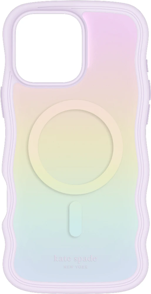 iPhone 16 Pro Max Kate Spade Wavy MagSafe Case - Opal Iridescent