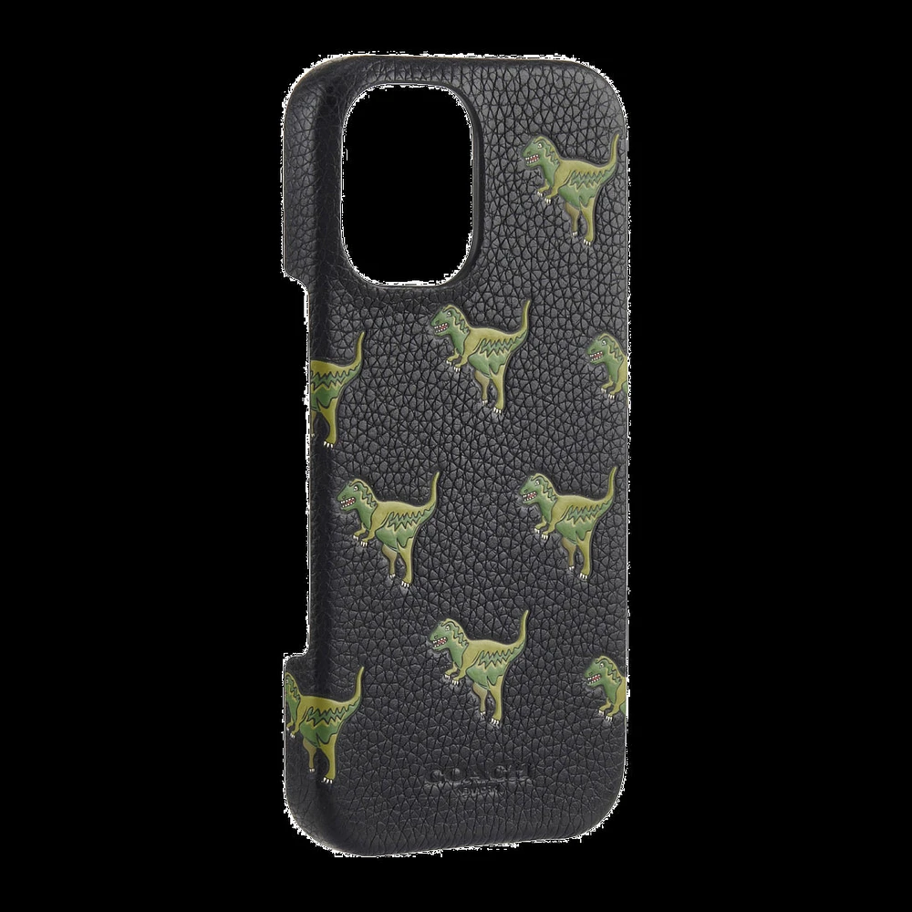 iPhone 16 Coach Leather Slim Wrap Case - Repeat Rexy